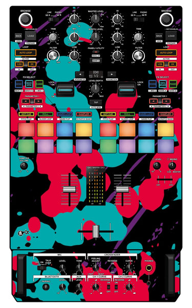 Pioneer DJ DJM S7 Skin Splatfest